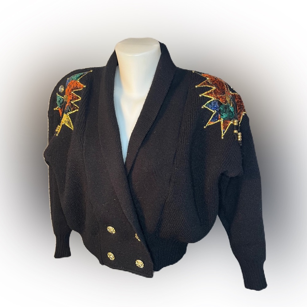 Colon 80s cardigan Circa M